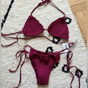 BNWT Frankie’s Bikinis Tiana set